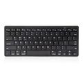 APPK78 Slim Wireless Bluetooth 3.0 Keyboard - Teclado portátil compacto para iPhone, iPad, Samsung, Android, Windows y portátiles