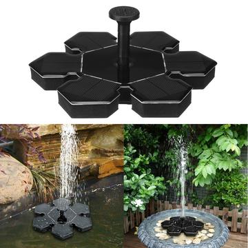 AS20A Mini Solar Powered Fuente Bomba de Agua Jardín Agua Característica Flotante Decoración Peceras