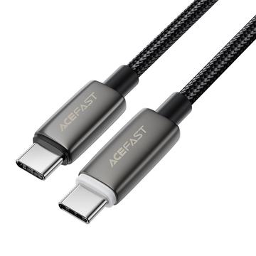 Cable de carga USB-C Acefast C23-03 Smart Power-Off - 60W/3A, 1.2m - Negro