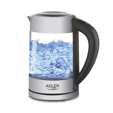 Adler AD 1247 Hervidor eléctrico de vidrio 1.7l - Control de temperatura