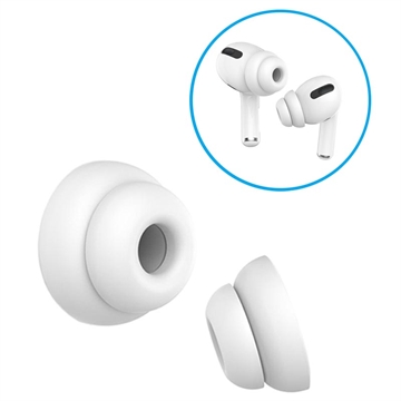 Funda de Silicona Basic para AirPods Pro - Blanco