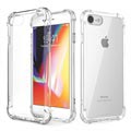 Funda híbrida iPhone 7 / iPhone 8 resistente a arañazos - Cristalina