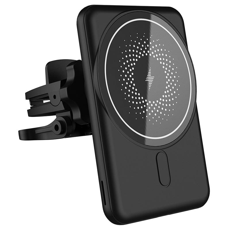 Cargador Inalámbrico Magnético / Soporte de Coche para iPhone 12/13/14/15  SZDJ N16 - 15W