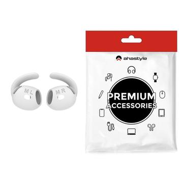 AirPods 4 Ahastyle PT60-4 Ganchos de silicona para las orejas - Blanco