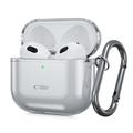 Funda AirPods 4 Tech-Protect FlexAir - Gris ceniza