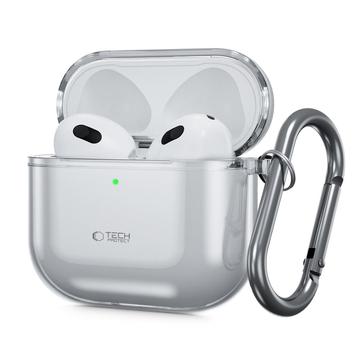 Funda AirPods 4 Tech-Protect FlexAir - Gris ceniza