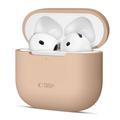Funda de silicona AirPods 4 Tech-Protect - Café Latte