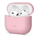 Funda de silicona AirPods 4 Tech-Protect - Rosa empolvado