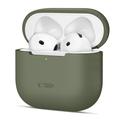 Funda de silicona AirPods 4 Tech-Protect - Verde oliva