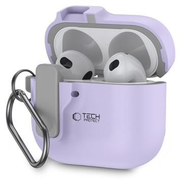 Estuche AirPods 4 Tech-Protect Slim Hook - Lavanda