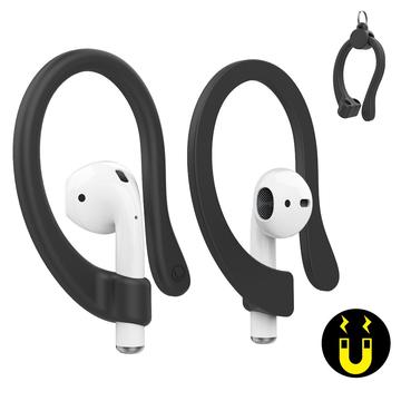 AirPods / AirPods Pro Auriculares magnéticos de silicona - Negro