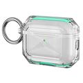 AirPods Pro 3 Estuche protector de TPU blando de dos colores - Verde / Transparente