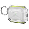 AirPods Pro 3 Estuche protector de TPU blando de dos colores - Amarillo / Transparente