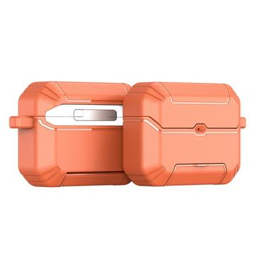 Estuche con soporte y gancho de aleación AirPods Pro 3 Dux Ducis Pecs - Naranja