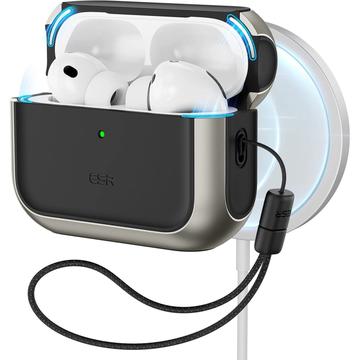 Estuche ESR Orbit HaloLock MagSafe para AirPods Pro 3 - Titanio