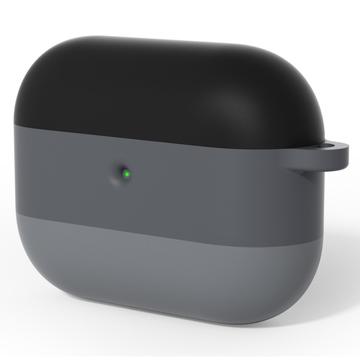 AirPods Pro 3 Gradient Estuche de silicona antichoque con mosquetón - Negro