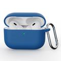 Carcasa de Silicona con Mosquetón para AirPods Pro 3 - Azul Oscuro