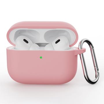 Carcasa de Silicona con Mosquetón para AirPods Pro 3 - Rosa