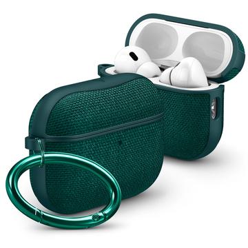 Funda híbrida Airpods Pro 3 Spigen Urban Fit - Verde medianoche