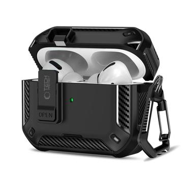 Estuche Tech-Protect Carbonox para los Airpods Pro 3 - Negro