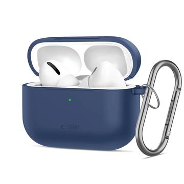 Airpods Pro 3 Tech-Protect Estuche con gancho de silicona - Azul Marino