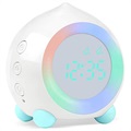 Digital Alarm Clock Radio with Colorful LED Light