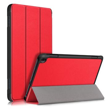 Funda Inteligente de Tres Pliegues para Amazon Fire HD 8 (2020)/8 Plus (2022) - Rojo