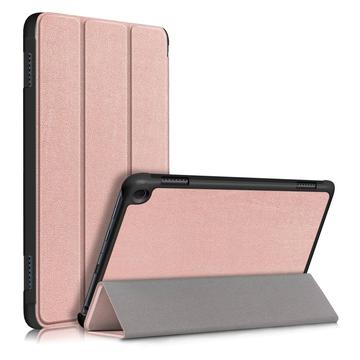 Funda Inteligente de Tres Pliegues para Amazon Fire HD 8 (2020)/8 Plus (2022) - Rosa Dorado