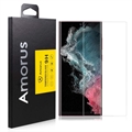 Protector de Pantalla Amorus 3D Curved Full Size para Samsung Galaxy S22 Ultra 5G