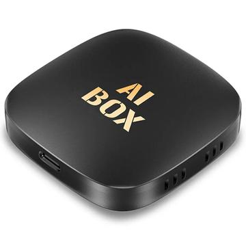 Android 13 CarPlay/Android Auto AI Box con Mirror Link, AirPlay - Negro