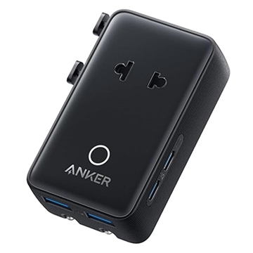 Adaptador de viaje de 5 puertos Anker Nano - 20W - Negro