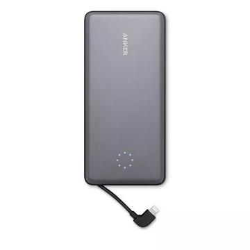 Anker PowerCore+ Pro 10000mAh Power Bank con cable Lightning - Gris