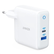 Cargador de pared de doble puerto Anker PowerPort PD+ 2 - 35W - Blanco