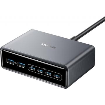Estación de carga de sobremesa Anker Prime 200W - 4x USB-C, 2x USB-A - Negro