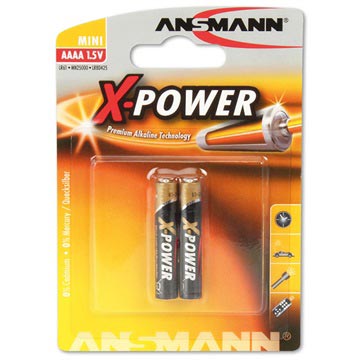 Pilas Ansmann X-Power AAAA 1510-0005 - 1.5V - 2 Pcs.