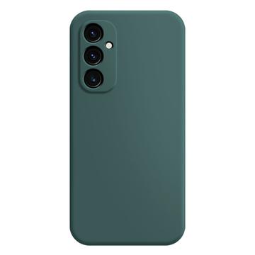 Carcasa de TPU Anti-Huellas Dactilares Mate para Samsung Galaxy A14/A14 5G - Verde Oscuro