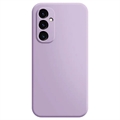 Carcasa de TPU Anti-Huellas Dactilares Mate para Samsung Galaxy A14 - Púrpura