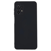 Carcasa de TPU Anti-Huellas Dactilares Mate para Samsung Galaxy A23 5G - Negro