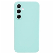 Carcasa de TPU Anti-Huellas Dactilares Mate para Samsung Galaxy A35 - Cian