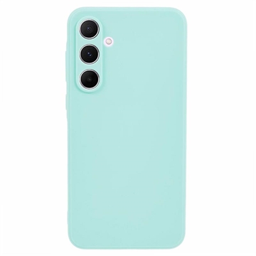 Carcasa de TPU Anti-Huellas Dactilares Mate para Samsung Galaxy A35 - Cian