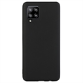 Carcasa de TPU Anti-Huellas Dactilares Mate para Samsung Galaxy A42 5G - Negro