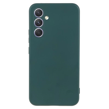 Carcasa Anti-Huellas Dactilares Mate de TPU para Samsung Galaxy A54 5G - Verde Militar