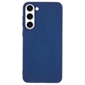 Carcasa de TPU Anti-Huellas Dactilares Mate para Samsung Galaxy S23 5G - Azul