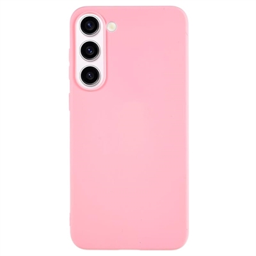 Carcasa de TPU Anti-Huellas Dactilares Mate para Samsung Galaxy S23 5G - Rosa