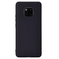 Carcasa de TPU Anti-Huellas Dactilares Mate para Huawei Mate 20 Pro - Negro