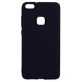 Carcasa Anti-Huellas Dactilares Mate de TPU para Huawei P10 Lite - Negro