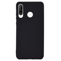 Carcasa de TPU Anti-Huellas Dactilares Mate para Huawei P30 Lite - Negro