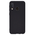 Carcasa de TPU Anti-Huellas Dactilares Mate para Samsung Galaxy A20e - Negro