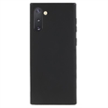 Carcasa de TPU Anti-Huellas Dactilares Mate para Samsung Galaxy Note10 - Negro