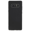 Carcasa de TPU Anti-Huellas Dactilares Mate para Samsung Galaxy Note8 - Negro